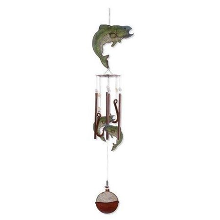 SUNSET VISTA DESIGNS Sunset Vista Designs SV80313 36 in. Catch of the Day Fish Chime SV80313